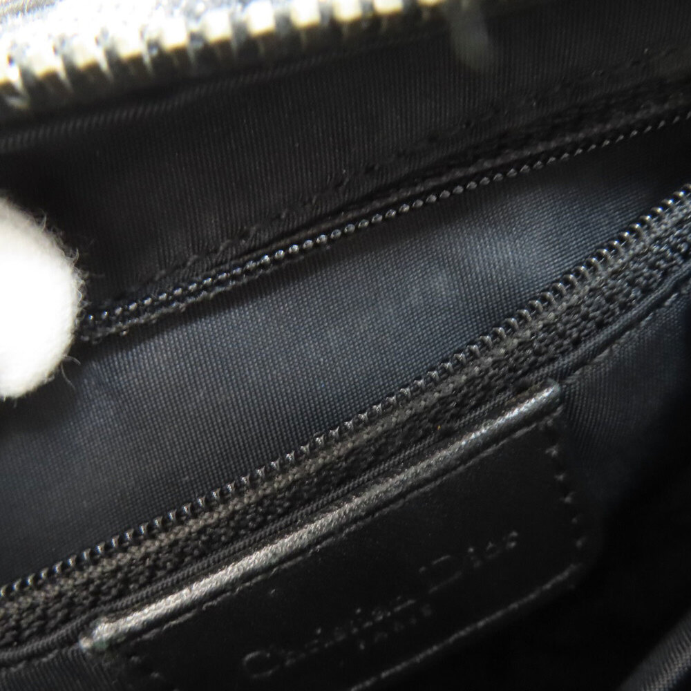 CHRISTIAN DIOR Black Canvas Trotter Shoulder Bag - Picture 8 of 16